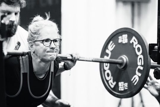 Kara squatting