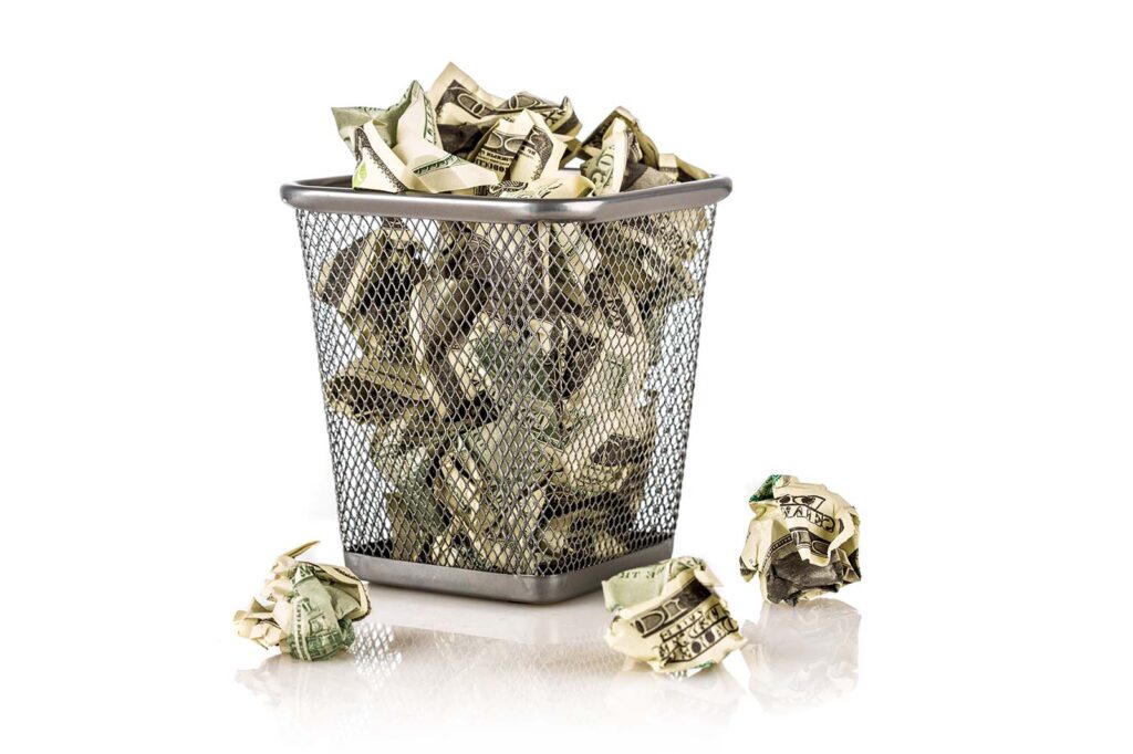 money waste